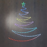 Световая фигура LUCA LIGHTING, елочка, мультиколор, 135 ламп, 100*125 см 85465